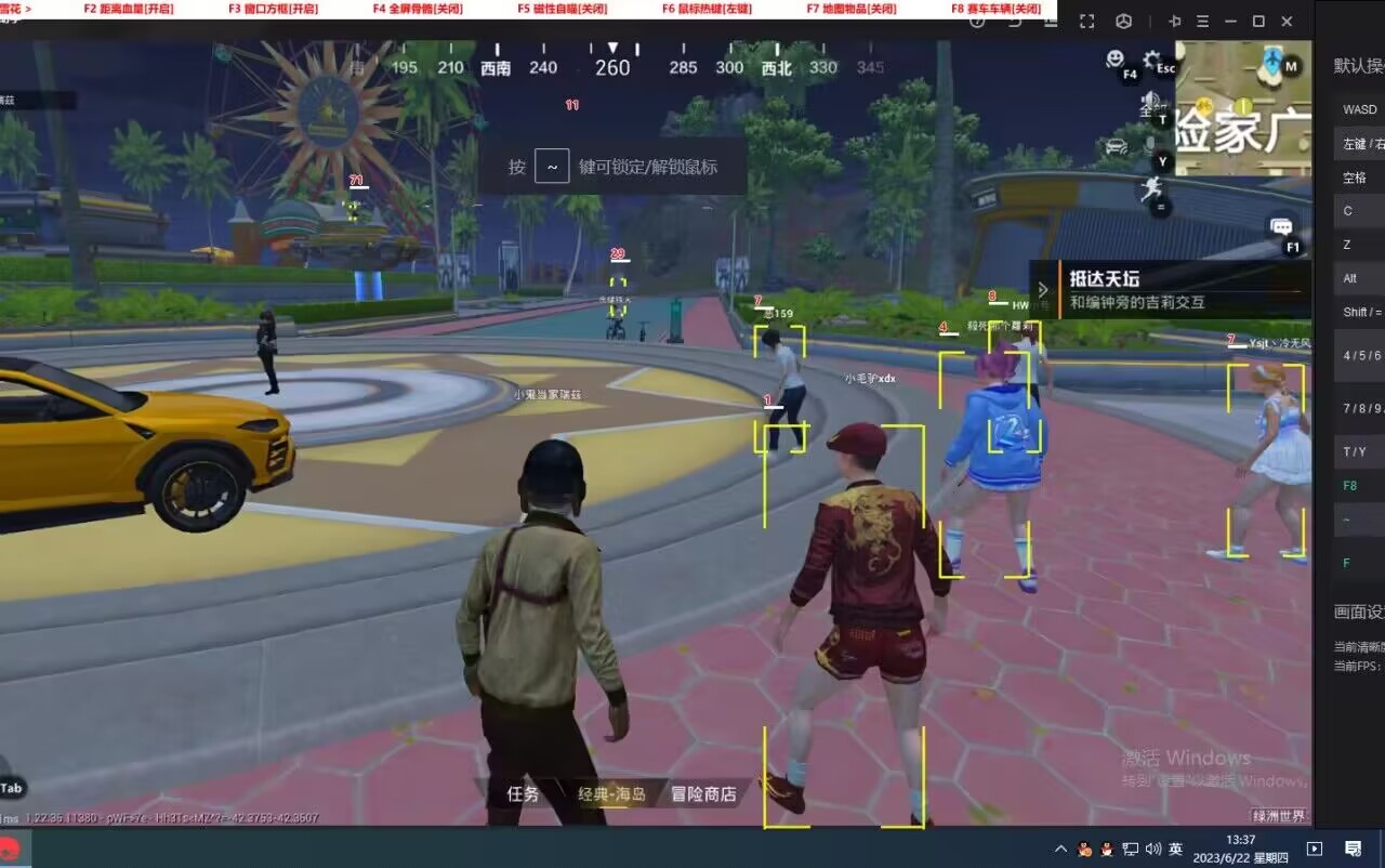 和平精英辅助【XL主播定制】独家绘制透视 完美过检 雷达预警  生态触摸锁 函数自瞄 可观透